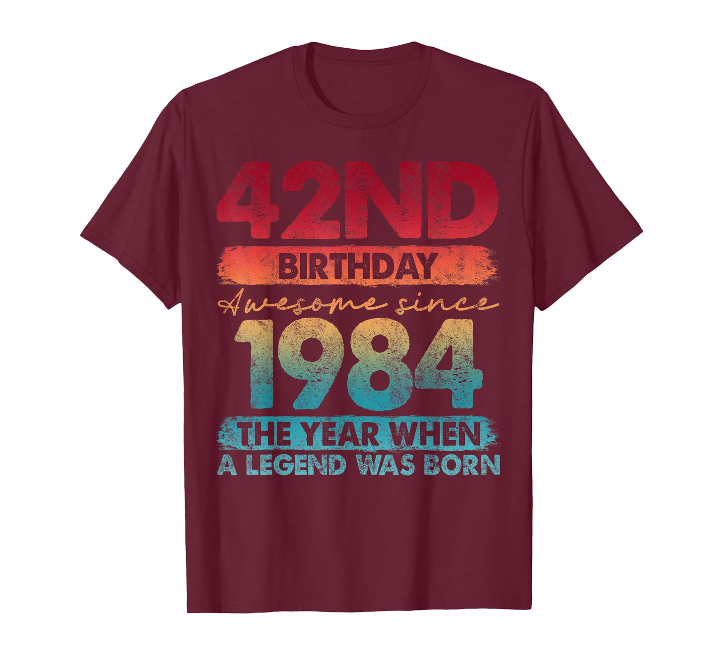 42 Year Old Gifts Vintage 1984 Limited Edition 42nd Birthday T-Shirt