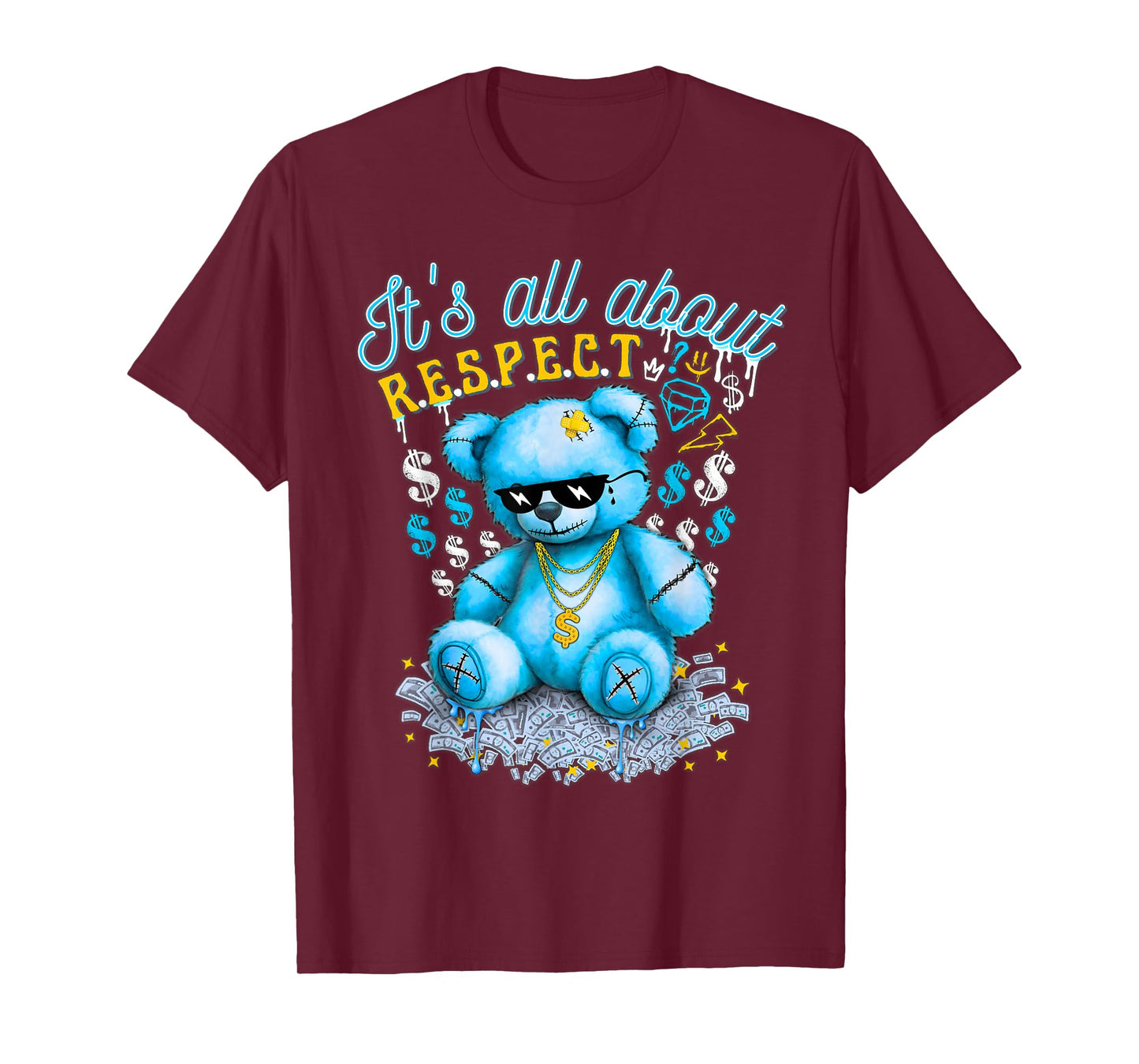 It's All About Respect Gamma Blue Matching T-Shirt