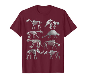 Cenozoic Mammal Fossils Paleoart Science Paleontology T-Shirt