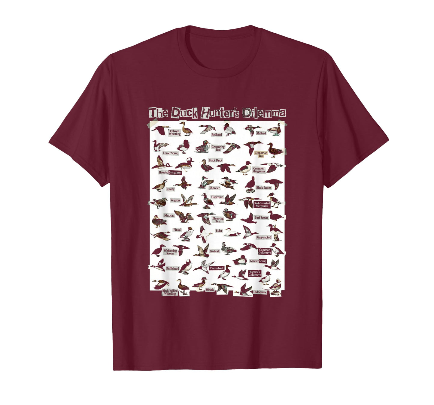 Guide Waterfowl Chart T-Shirt