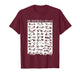 Guide Waterfowl Chart T-Shirt