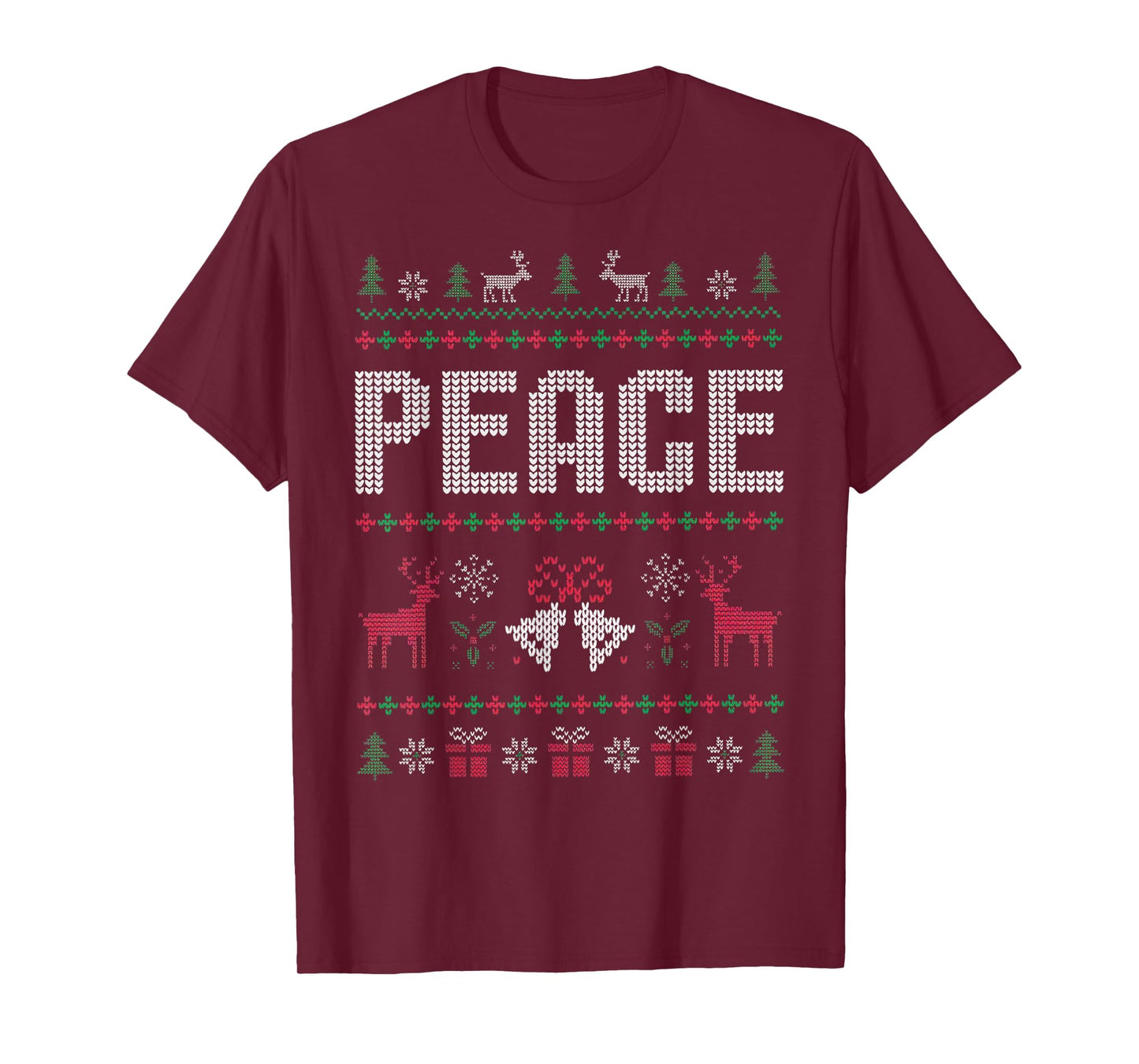 I Come in Peace Couple Matching Ugly Christmas Sweater T-Shirt