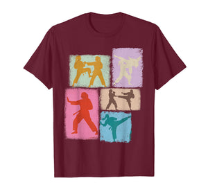 Karate Practitioner Collage Women Kids Sensei Youth Girl T-Shirt
