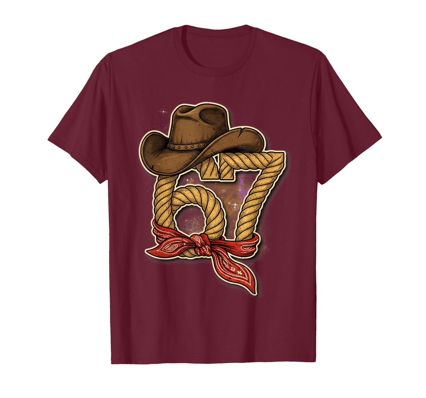 67 Meme Funny Cowboy Six Seven Gen Alpha Slang T-Shirt