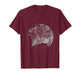 Vintage Topographic Art Retro Geography Space Science Lovers T-Shirt