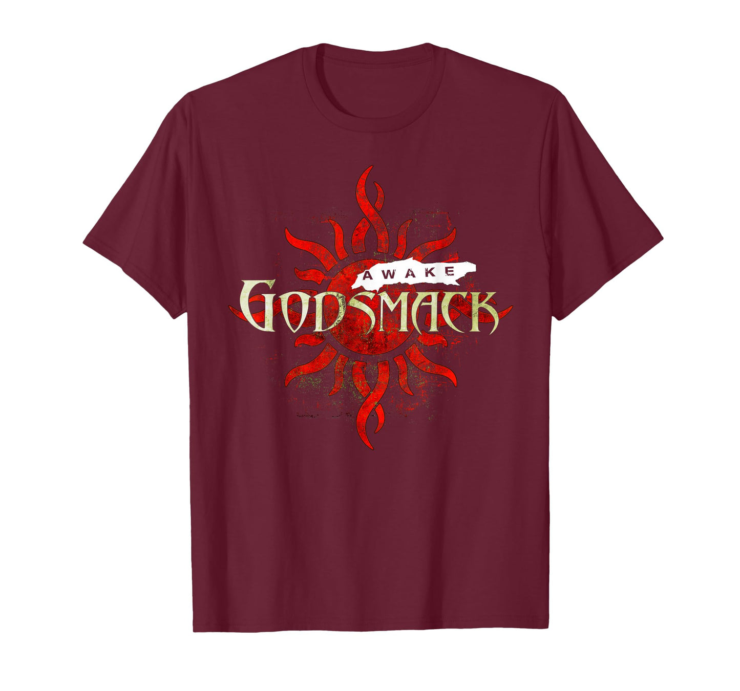 Godsmack Awake Sun 25th On Black T-Shirt