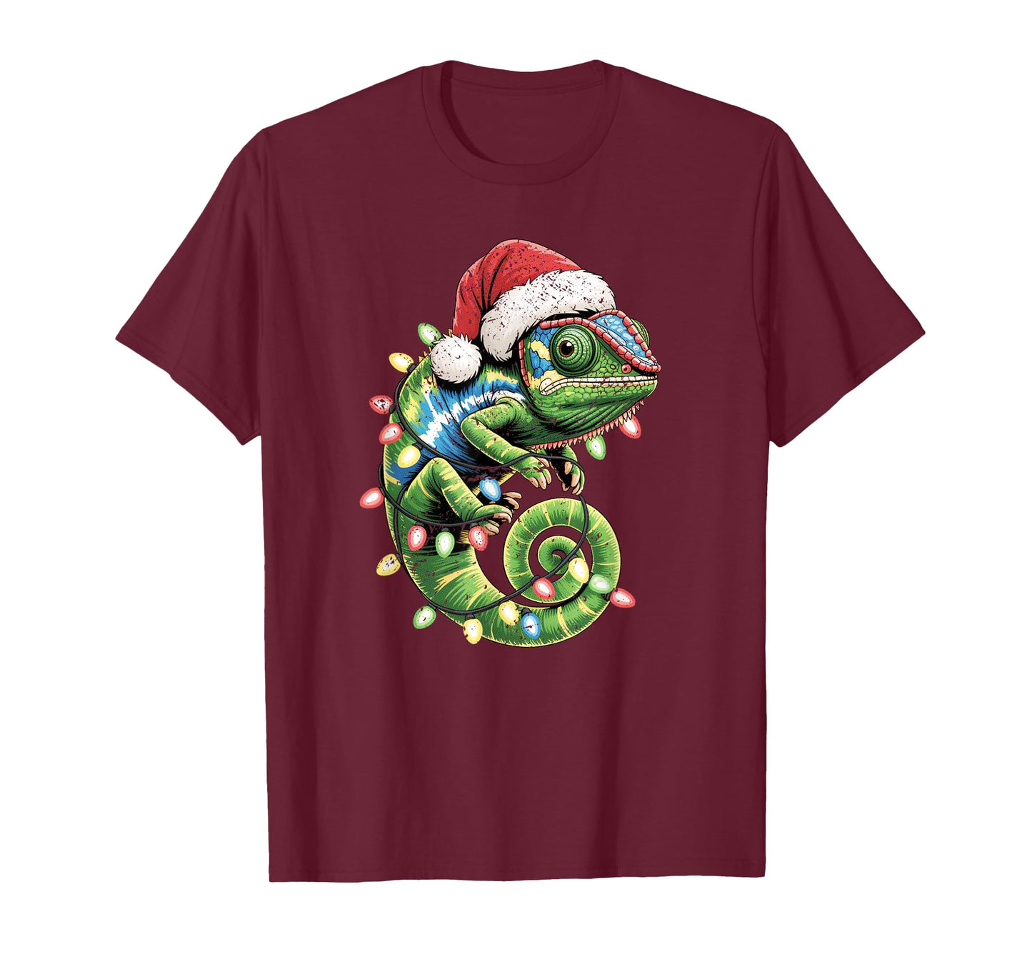 Christmas Chameleon Toddler Kids Boys Christmas Xmas T-Shirt