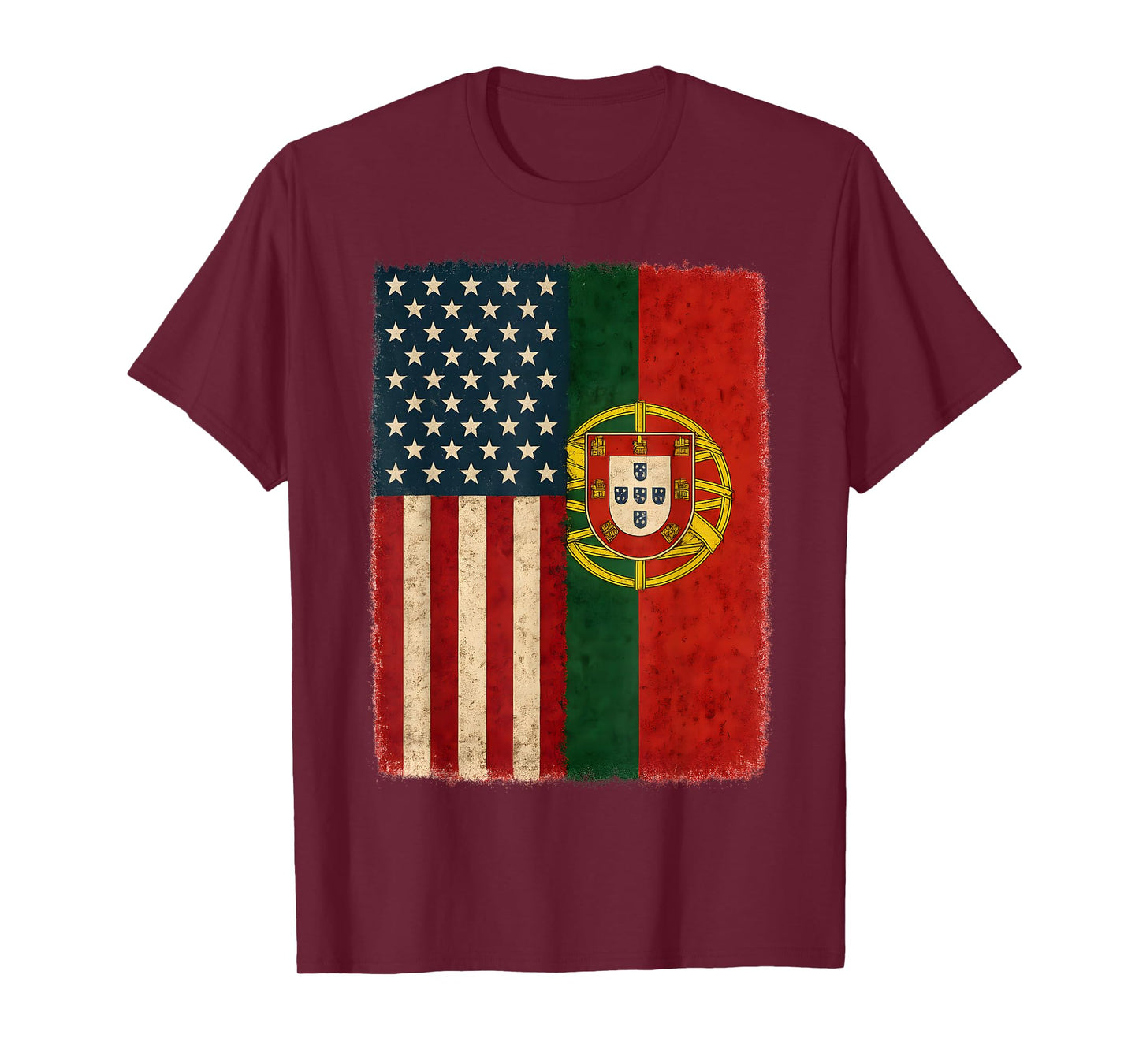 USA American Flag Portugal Portuguese America T-Shirt