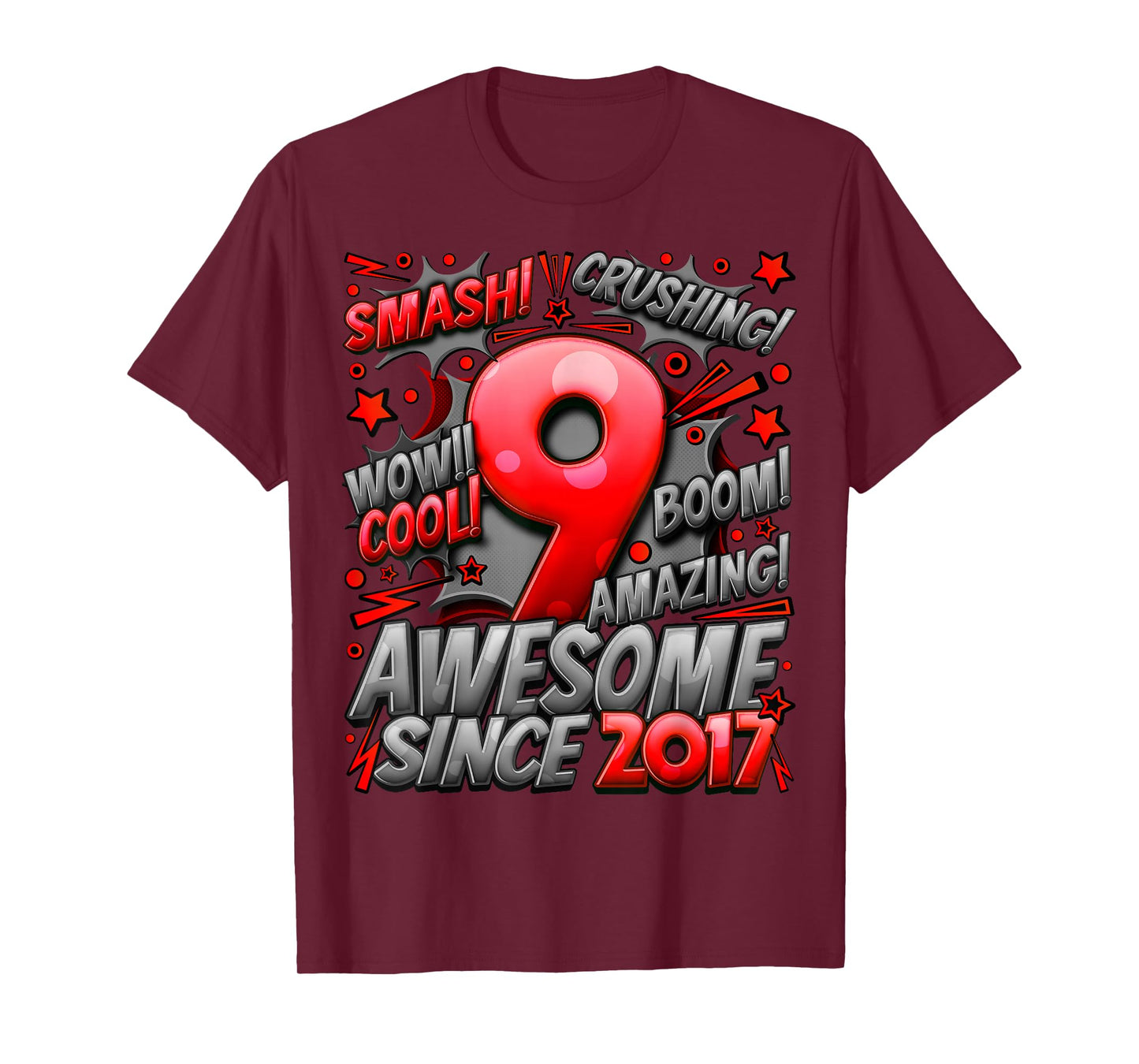 9 Year Old Gifts for Boys 9th Birthday Boy 9 Year Old Boy T-Shirt