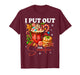 Christmas I Put Out for Santa Funny Cookies Cocoa Xmas T-Shirt