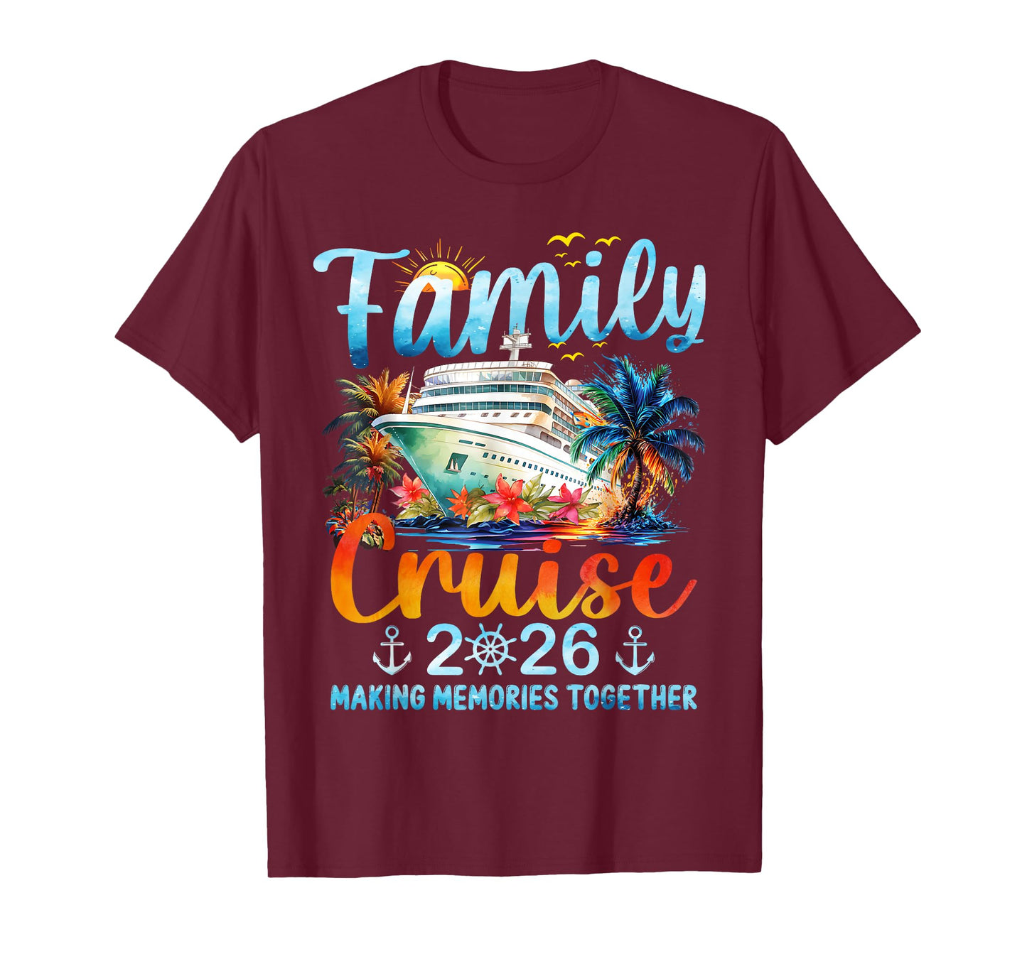 Family Cruise 2026 Making Memories Together Matching Family T-Shirt