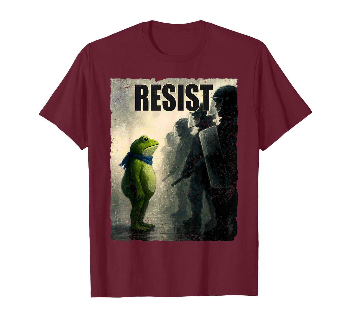 Portland Frog Protest Funny Frog Shirt for Men and Women T-Shirt