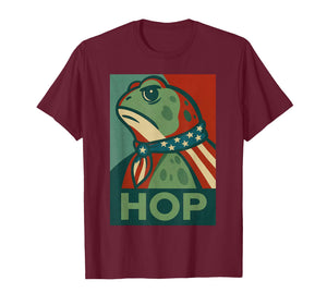 Hop Portland Frog Men Women T-Shirt