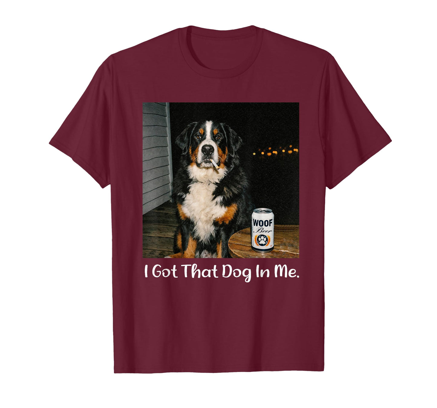 I Got That Dog in Me Funny Bernese Mountain Dog Meme Tee T-Shirt