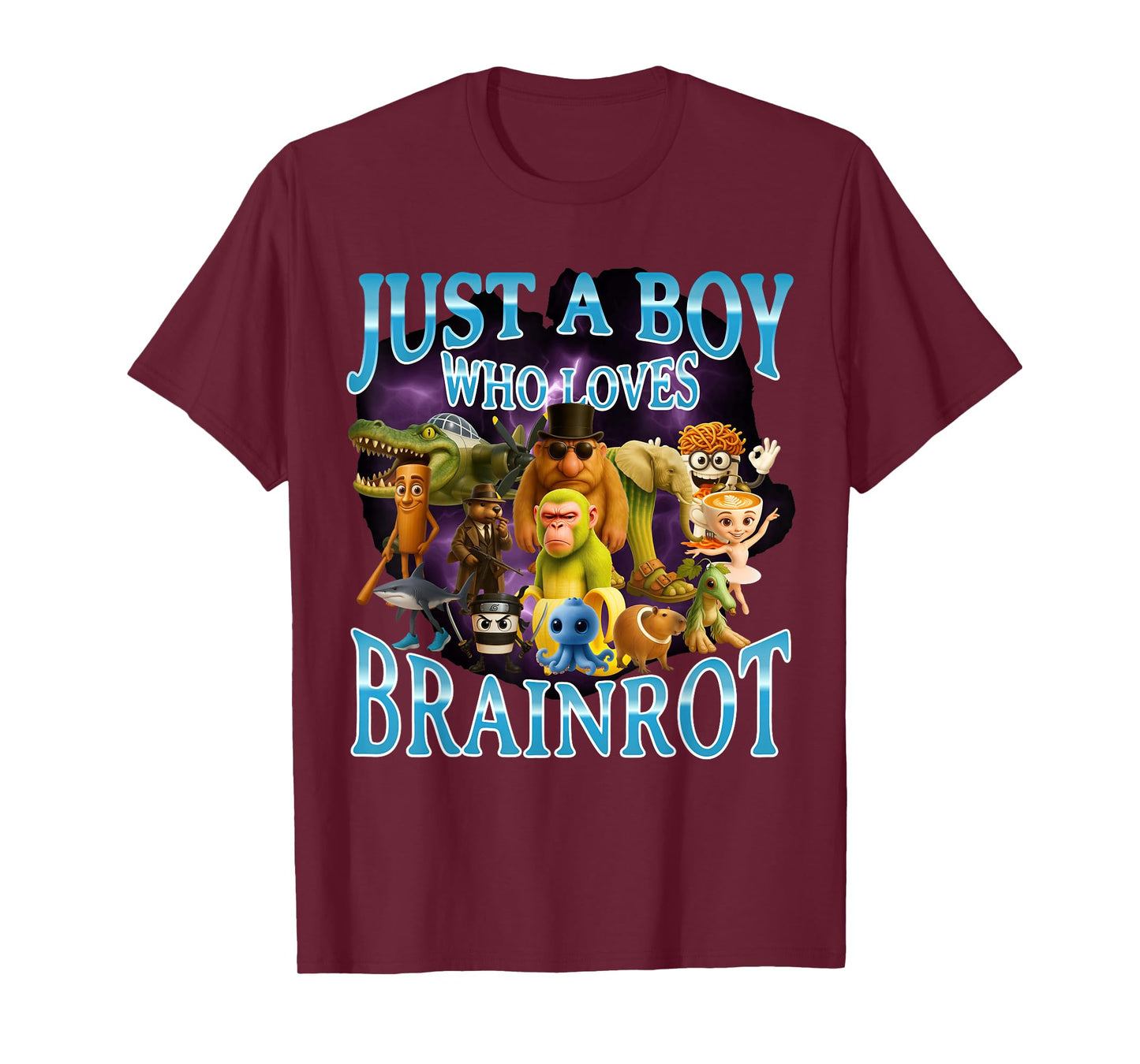 Italian Brainrot Lover Boy Funny Meme Internet Humor T-Shirt