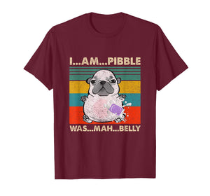 I Am Pibble Wash My Belly Pit Bull Meme Funny Dog Brainrot T-Shirt