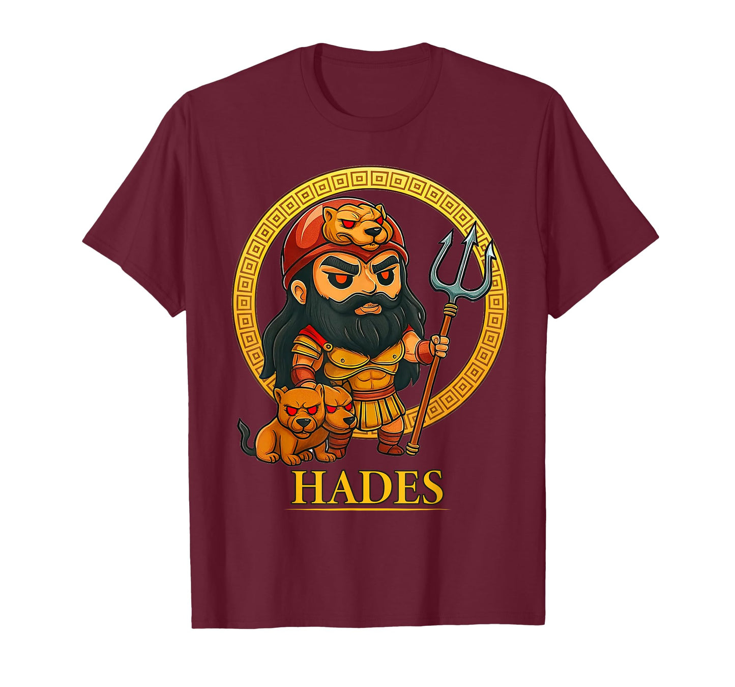 Kawaii Greek Mythology Hades Chibi Ancient Greece God T-Shirt