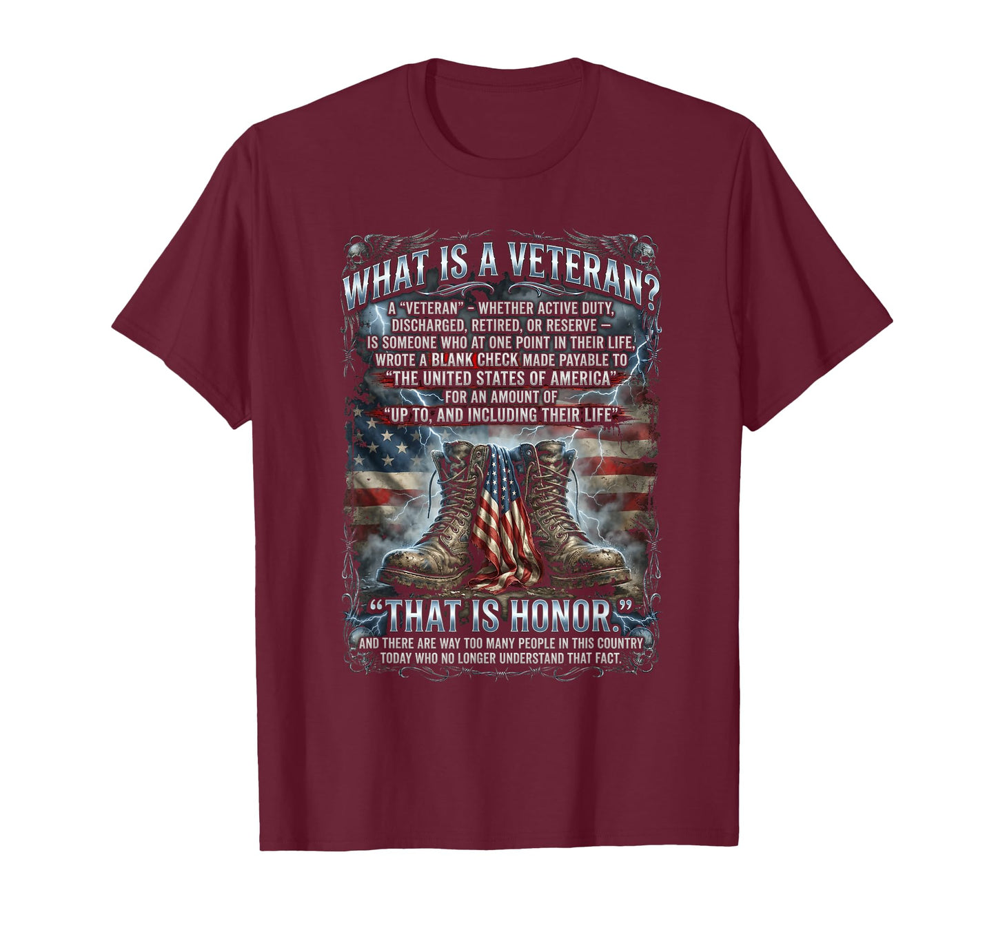 Blank Check Sacrifice Honor T-Shirt