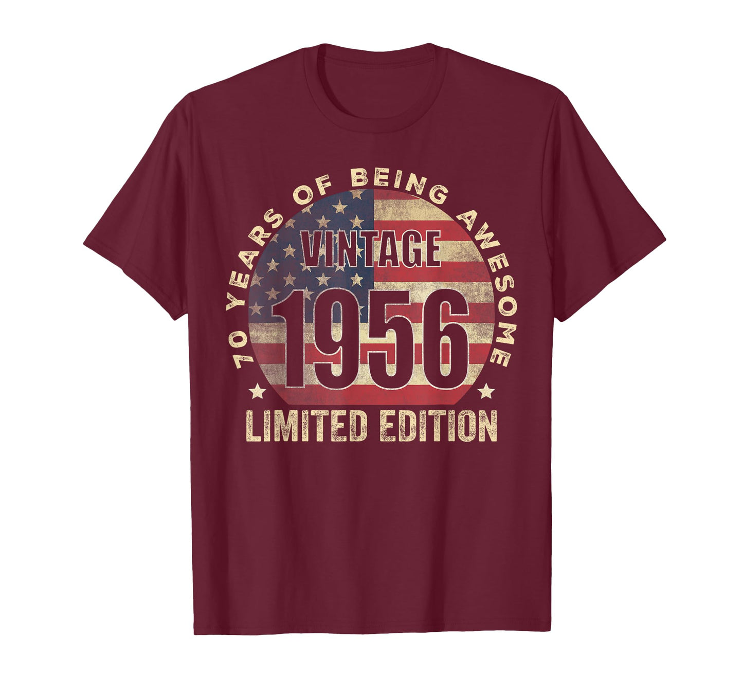 Vintage 1956 Limited Edition 70 Year Old 70th Birthday T-Shirt