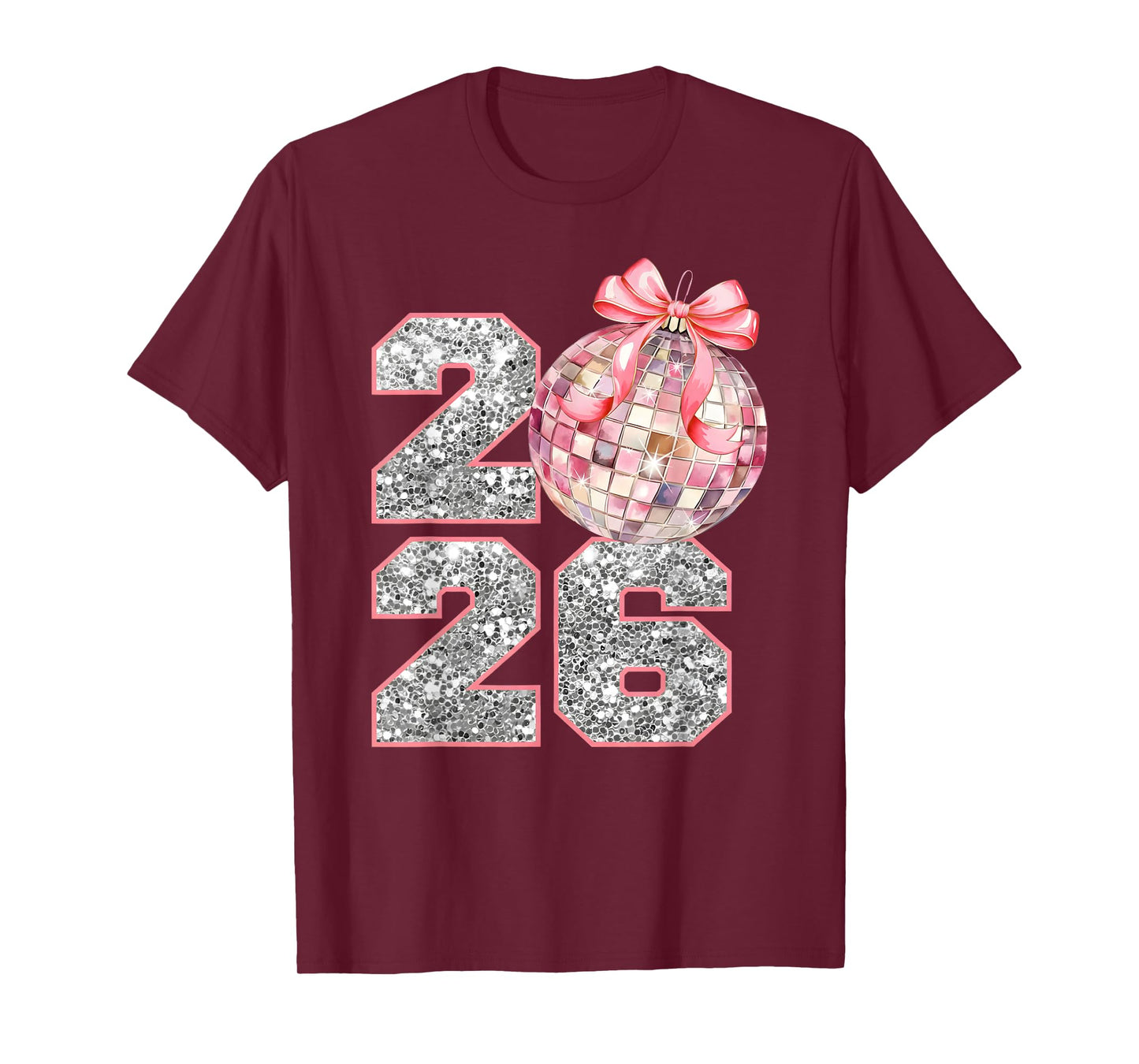 Coquette Happy New Year Party 2026 Family Women Girls Kids T-Shirt