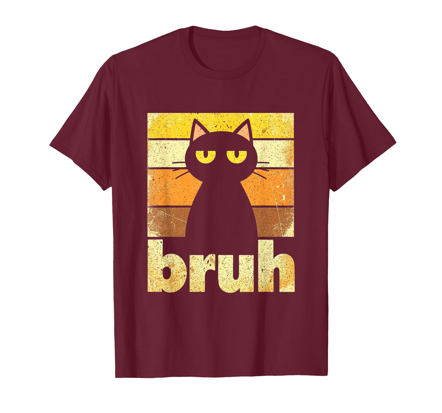 Funny Cat Bruh for Teens Boys Girls Men Women Meme Graphic T-Shirt