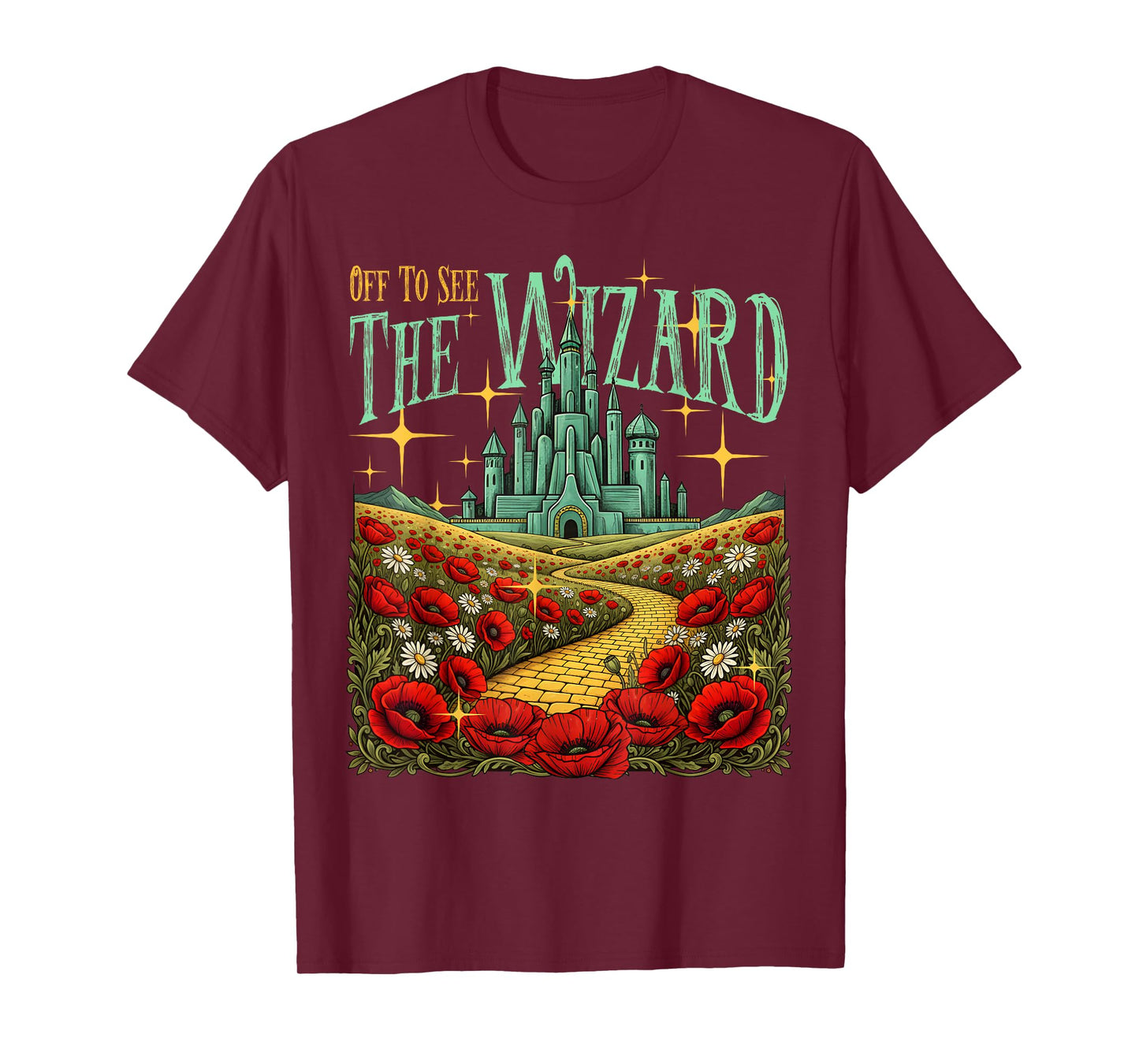 Yellow Brick Road We’re Off Wizard T-Shirt