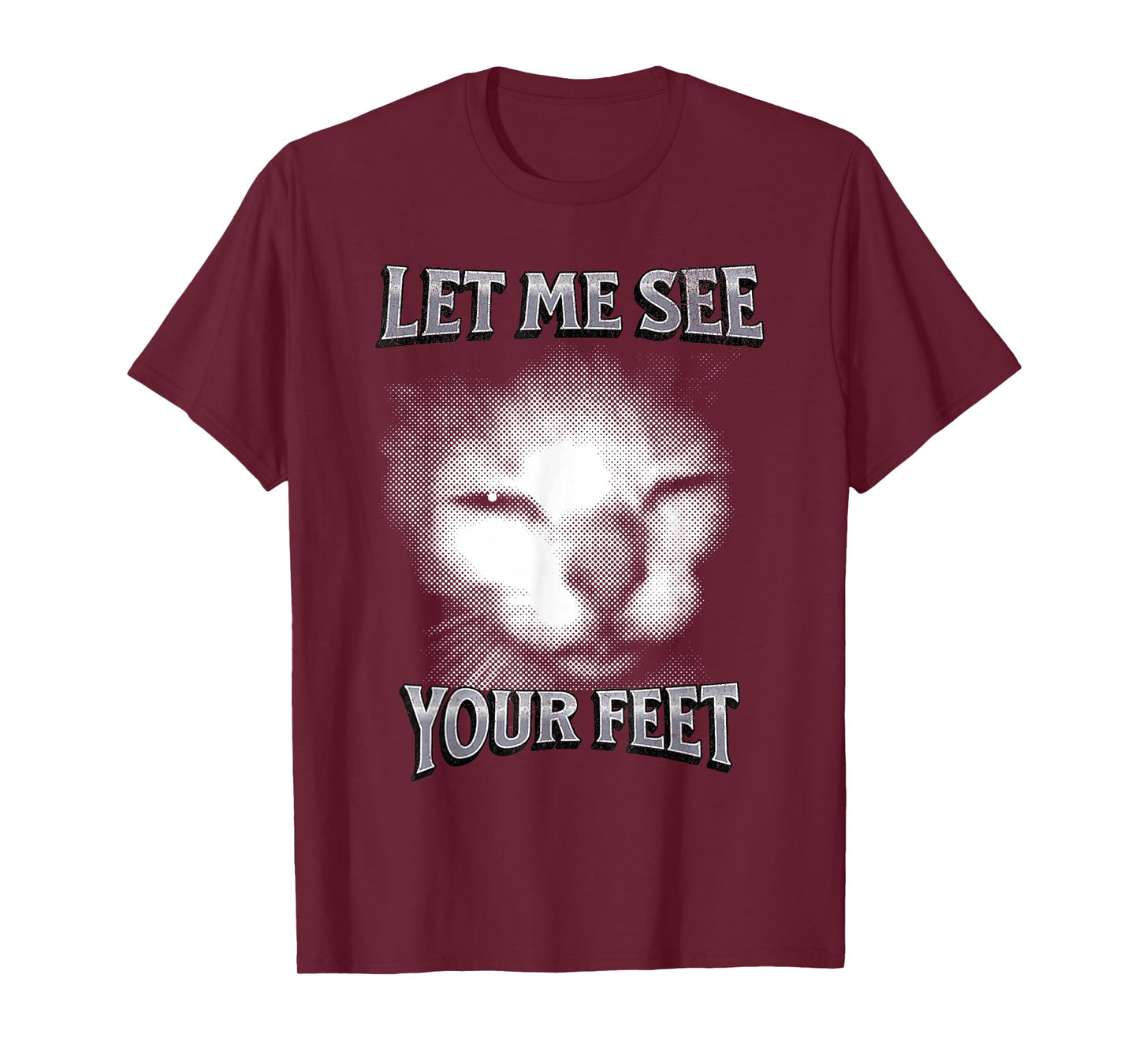 Funny Let Me See Your Feet, Cat Meme T-Shirt