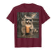 Raccoon Drinking Iced Coffee Meme Funny Animal for Men Women T-Shirt