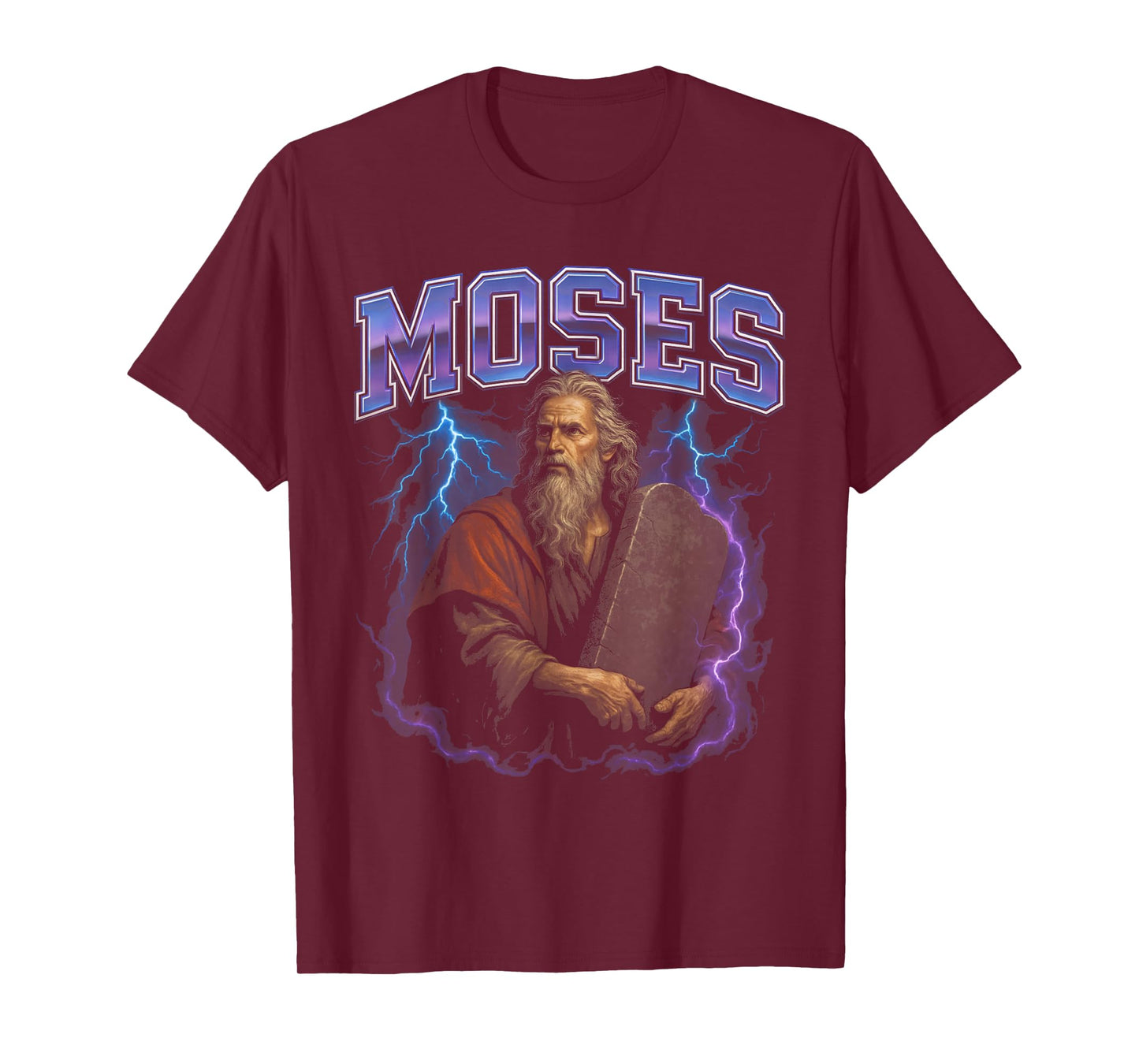 Funny Moses Cringy Meme Overloaded Christian T-Shirt