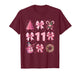My 11th Birthday Pink Santa Coquette Snowman 11 Years Old T-Shirt