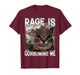 Rage is Consuming Me Silly Staring Cat Meme Joke Dad Mom Cat T-Shirt
