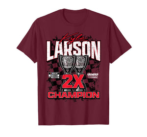 NASCAR - Kyle Larson - 2X Champion T-Shirt