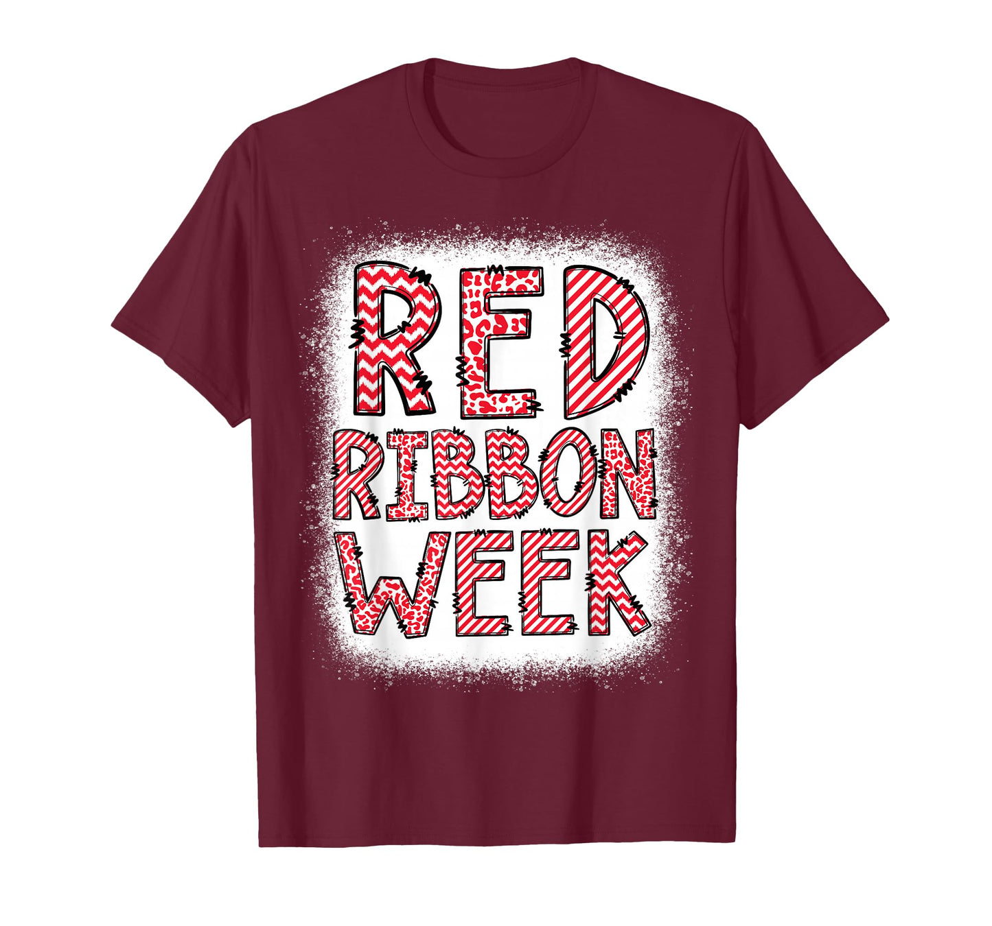 Red Ribbon Men Women Kids Red Ribbon Week T-Shirt