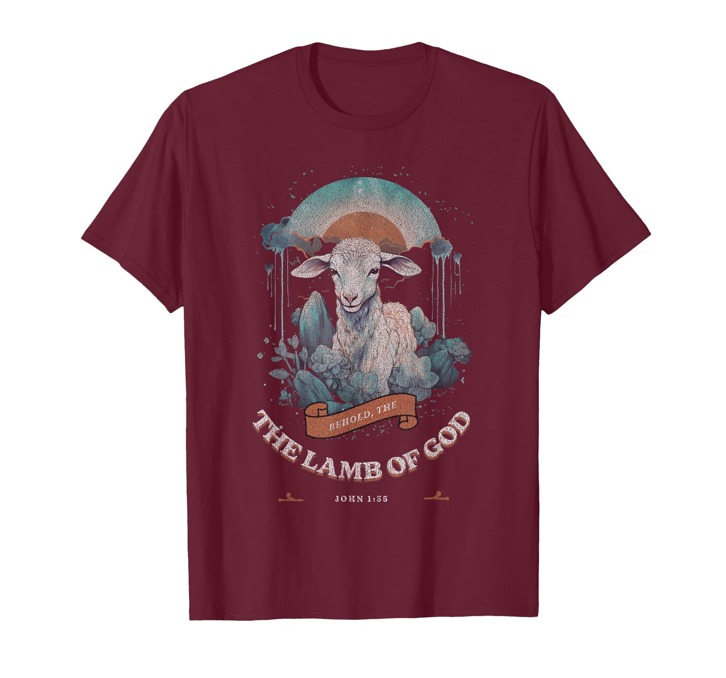 Religious Christian Faith Jesus Behold The Lamb of God T-Shirt