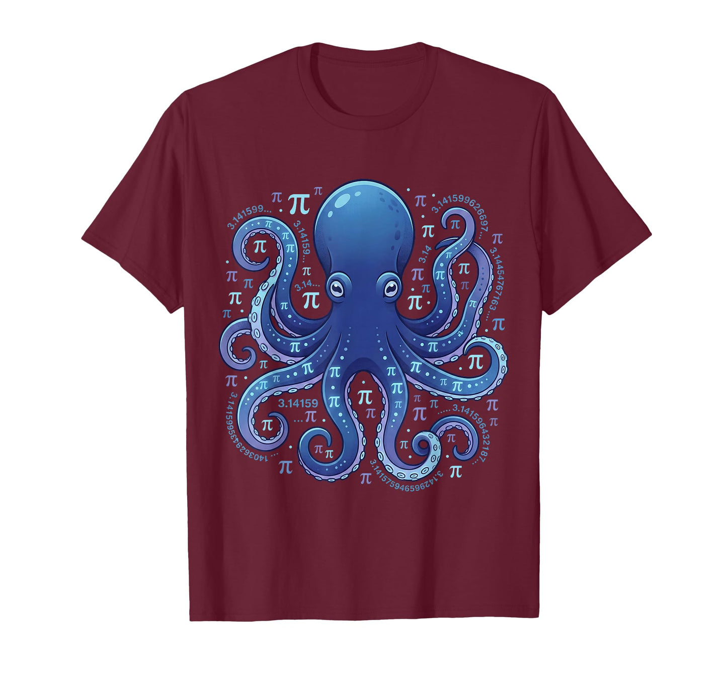 Funny Pi Day Shirt Octo Pi Math Teacher T-Shirt