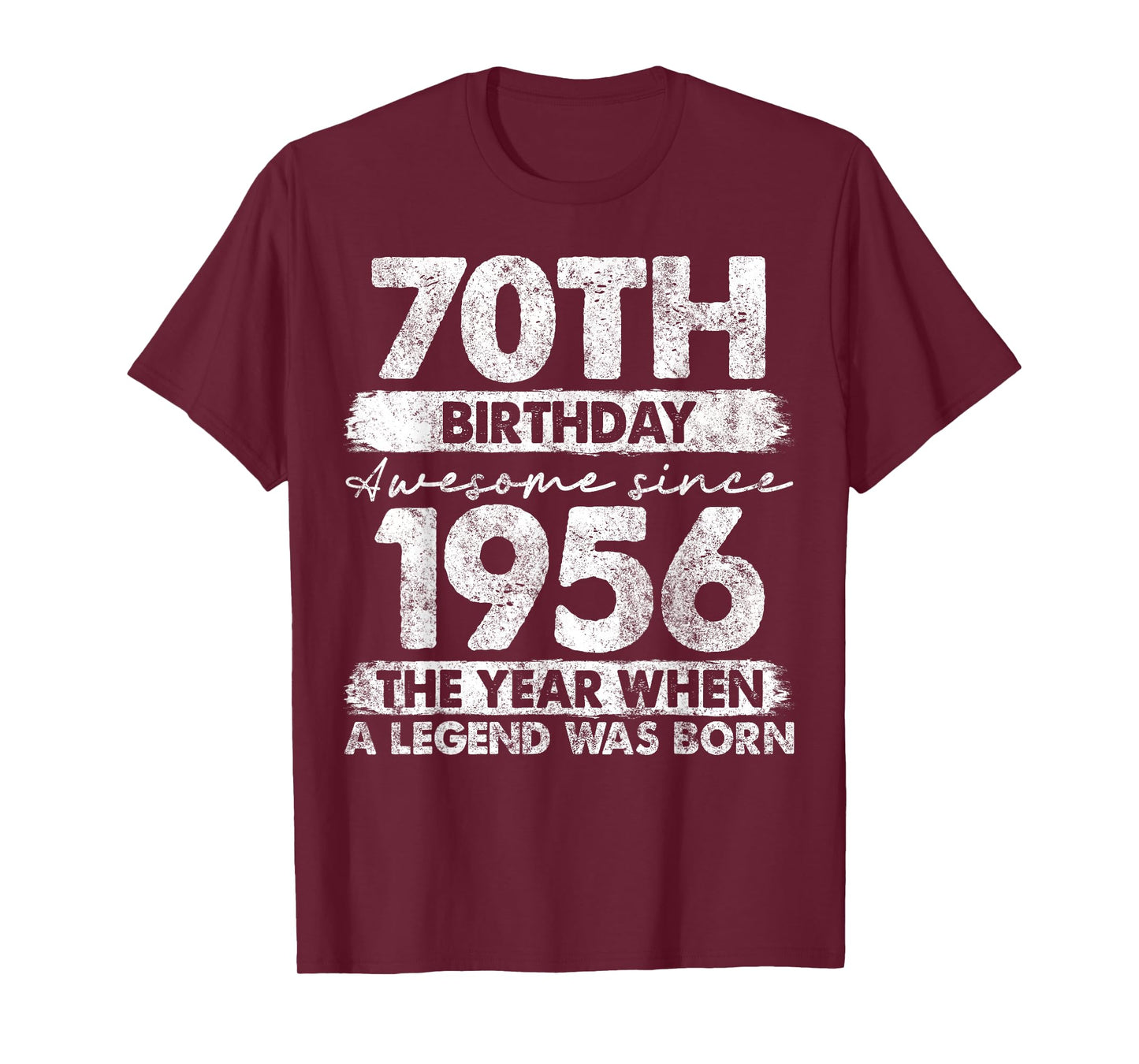70 Year Old Gifts Vintage 1956 Limited Edition 70th Birthday T-Shirt