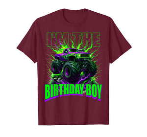 I'm The Birthday Boy Monster Truck Family Matching Party T-Shirt