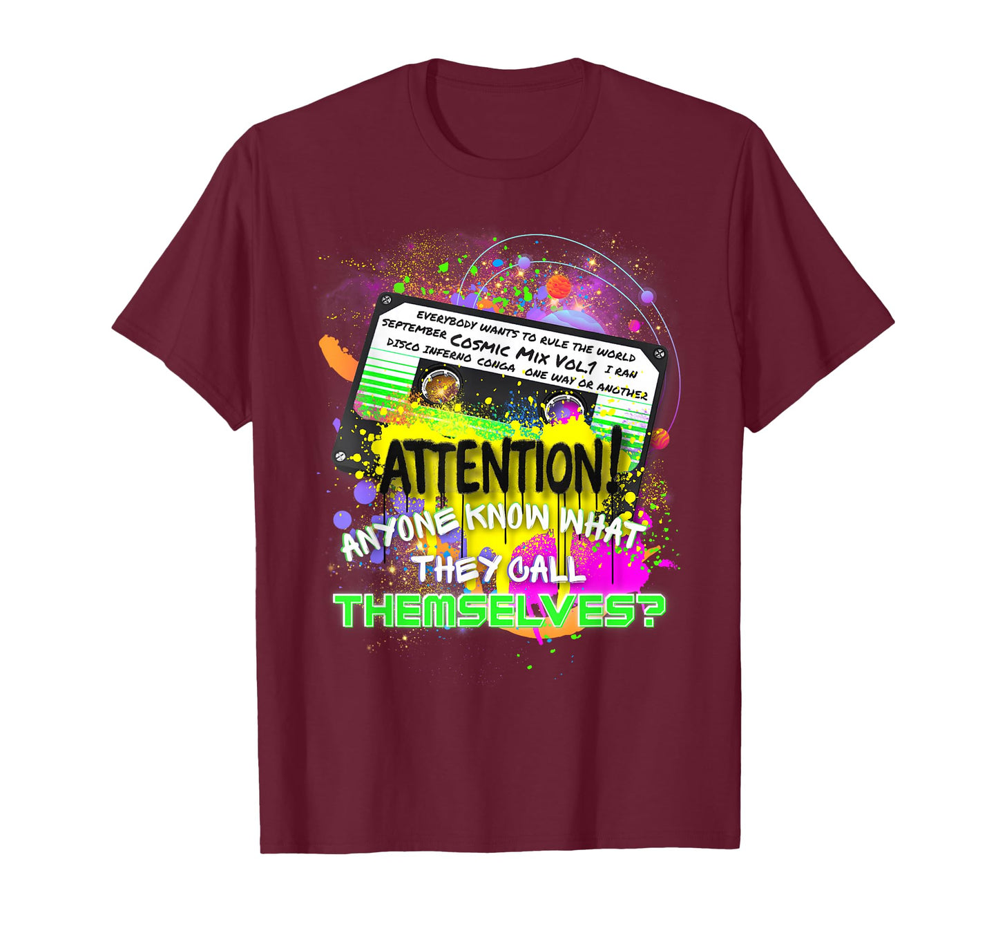 Cosmic Cassette Be Kind Rewind 80s - Remix T-Shirt
