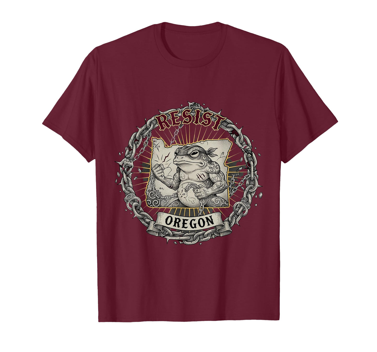 Resist Oregon Portland Frog Protest Shirt Portland Protest T-Shirt