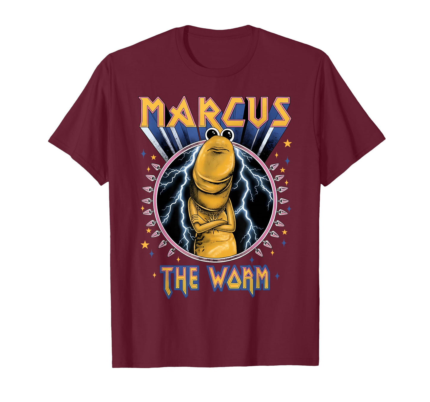 Funny Marcus The Worm Heavy Rock RockWorm Humor Meme T-Shirt