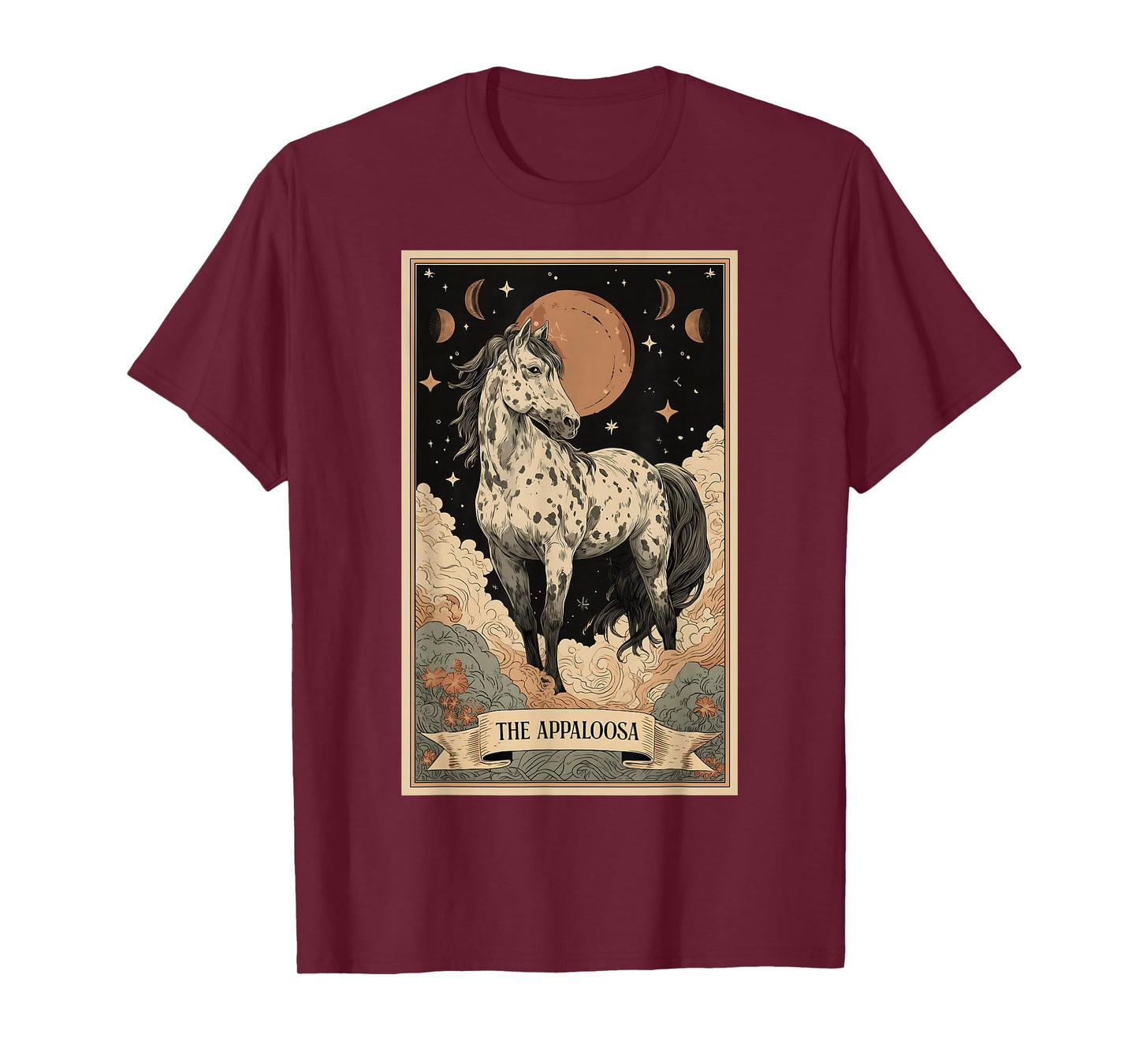 The Appaloosa Horse Tarot Card Witchy Moon T-Shirt