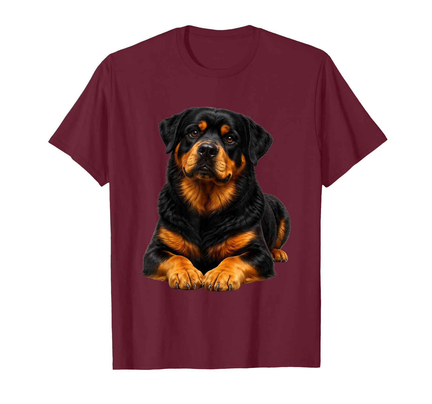 Rottweiler Portrait Dog Artwork T-Shirt