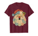 Pastel Patchwork Santa Vintage Quilt Christmas Tee T-Shirt