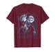 Howling at The Moon Wolf Pack Starry Wildlife Wolves Lovers T-Shirt