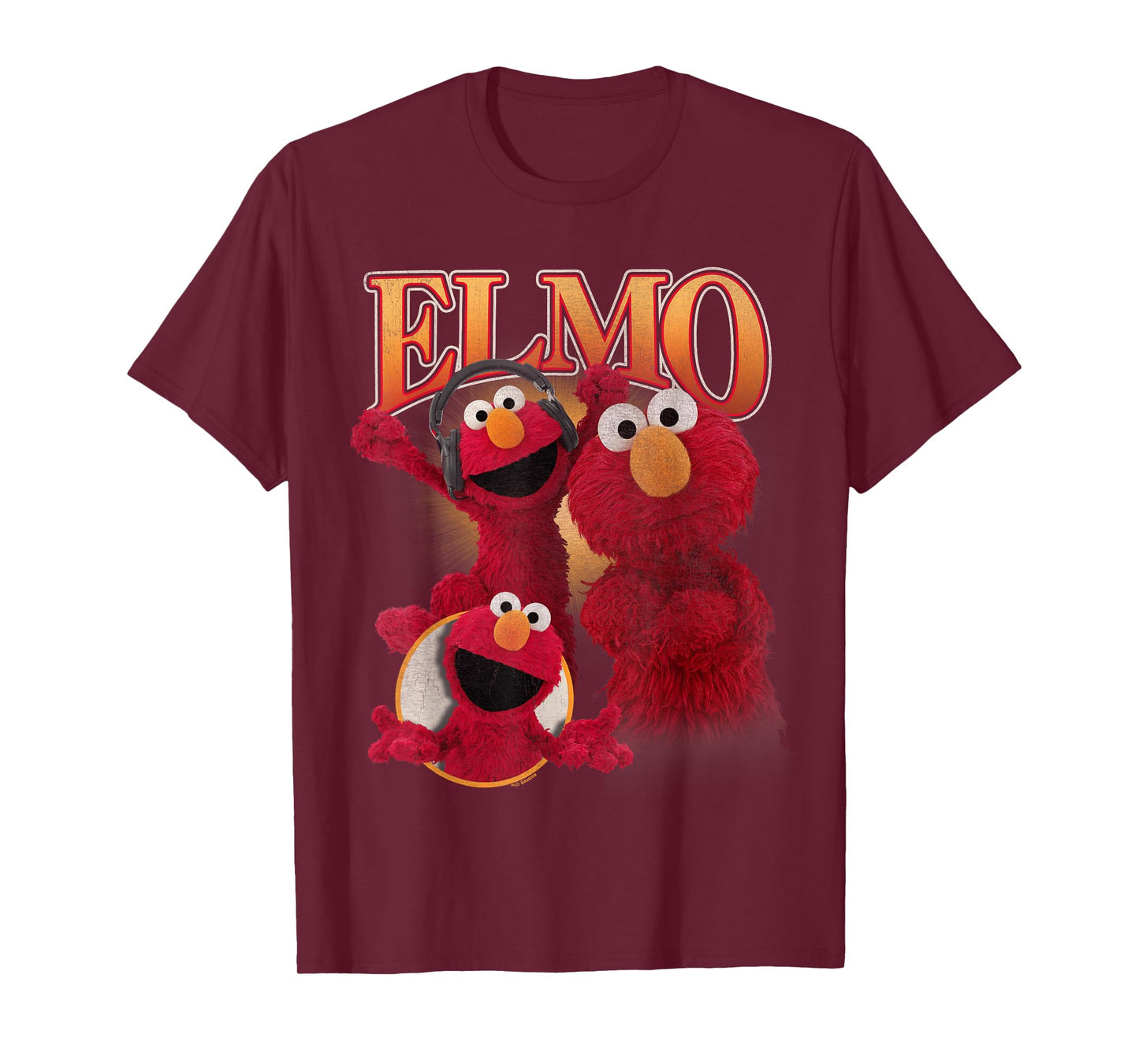 Sesame Street Elmo Bootleg Style T-Shirt