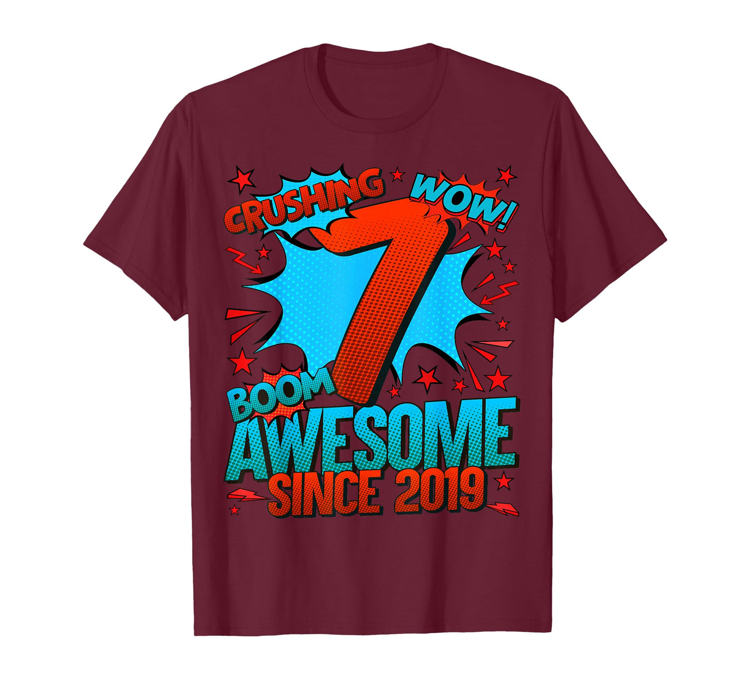 7 Year Old Gifts for Boys 7th Birthday Boy 7 Year Old Boy T-Shirt