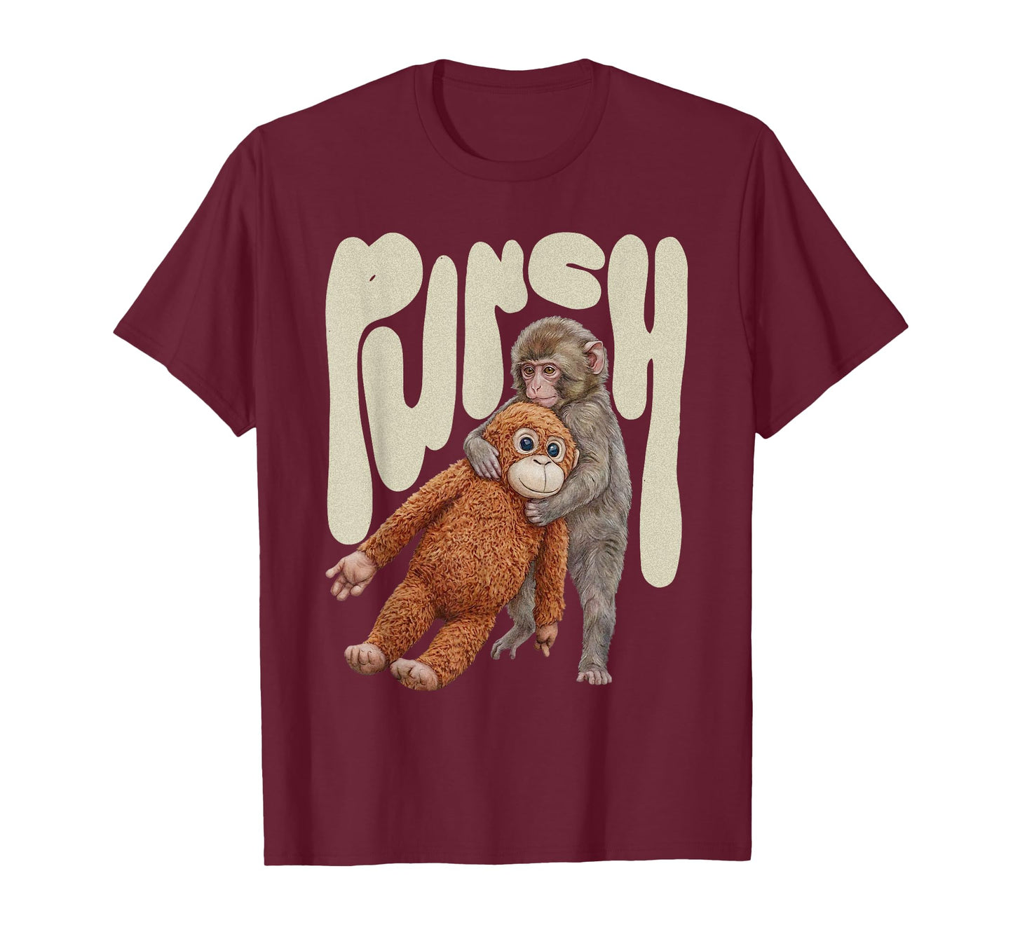 Punch Baby Monkey Team Punch Vintage The Monkey Cute T-Shirt