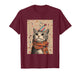 Cat Birthday Confetti Retro Pop Art T-Shirt