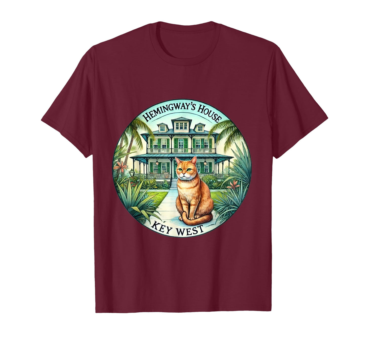 Hemingway House Cat Key West 6 Toes T-Shirt