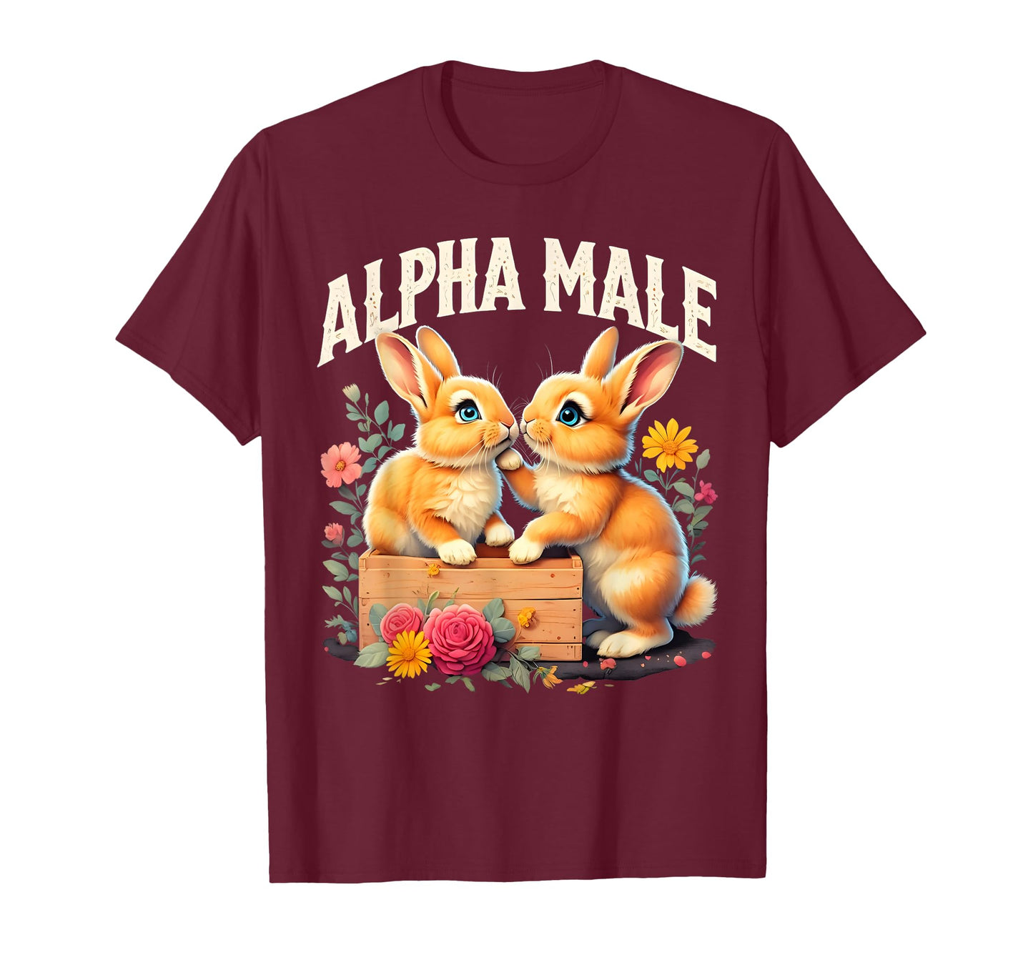 Funny Rabbit Alpha Cute Meme Male Men or Women T-Shirt